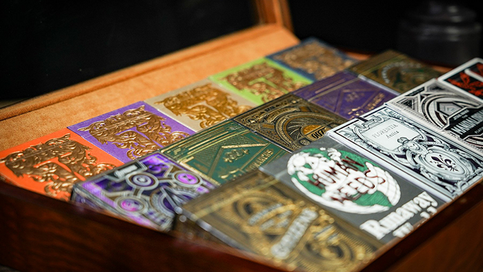 PlayingCardDecks.com-15 Deck Luxury Wooden Storage Box