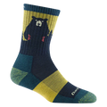 Darn Tough 1970 Women's Bear Town Micro Crew Lightweight with Cushion - Dark Teal