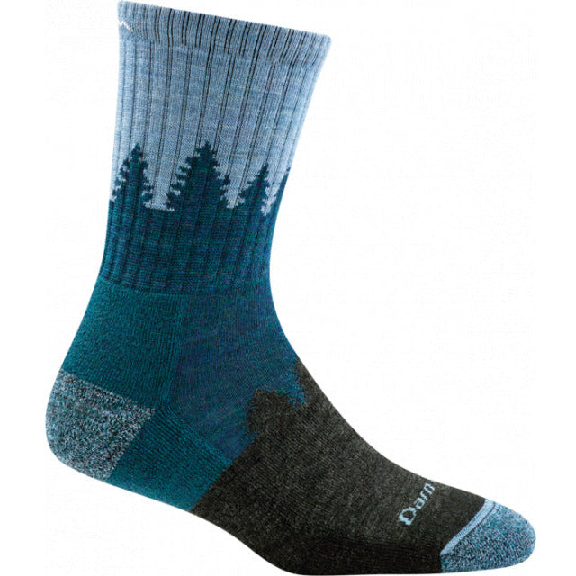 Darn Tough 1971 Women's Treeline Micro Crew Midweight with Cushion - Blue