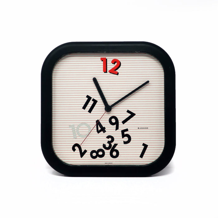 1980s Postmodern Junghans Wall Clock