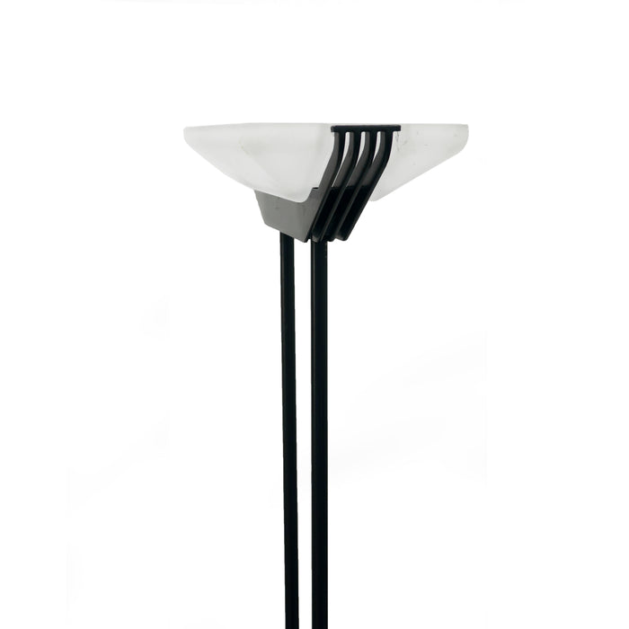 1980s Tensor Black Metal Floor Lamp