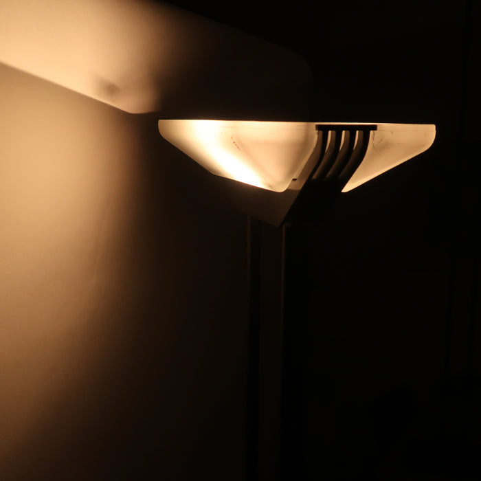 1980s Tensor Black Metal Floor Lamp