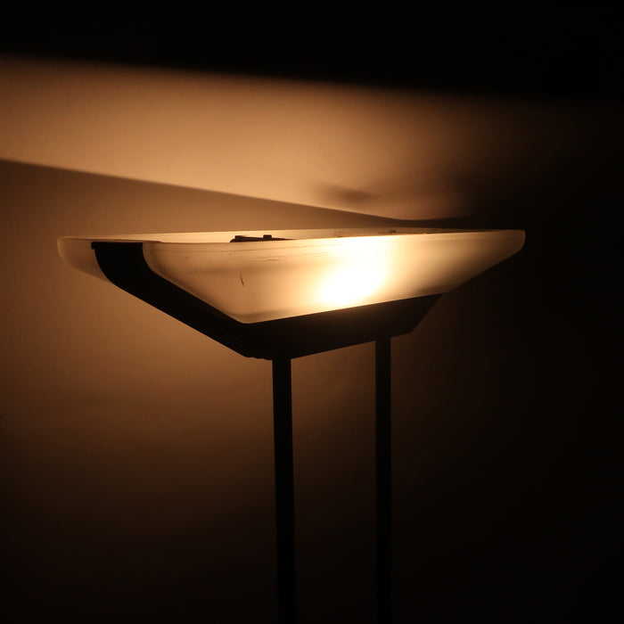 1980s Tensor Black Metal Floor Lamp