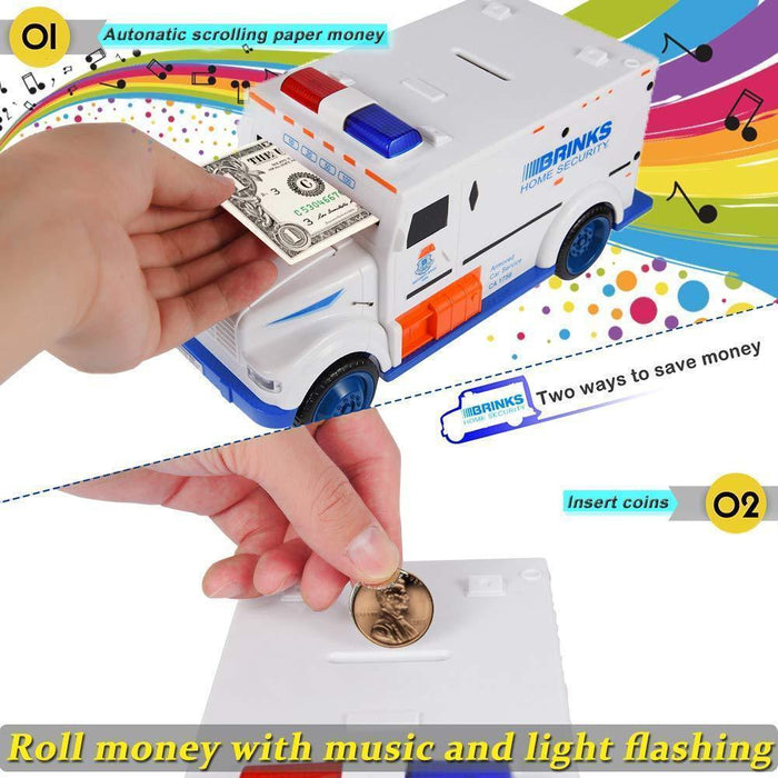 2019 new- smart music password banknote car piggy bank