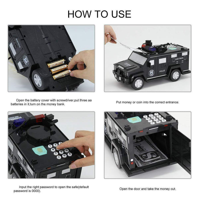 2019 new- smart music password banknote car piggy bank