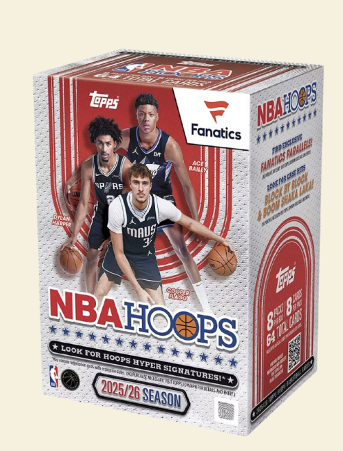 2025-26 Topps Hoops Basketball Fanatics Blaster Box