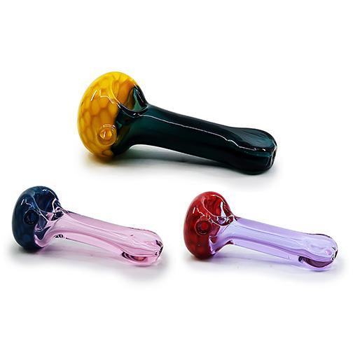 4" Honey Comb Glass Hand Pipe