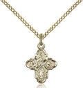4-way Cross 31432, Gold Filled