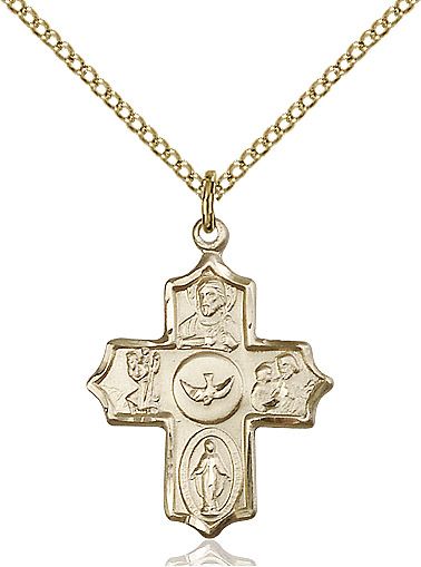 5-way Cross 42552, Gold Filled