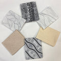 6 Fat Quarters White Aboriginal Fabrics