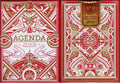 PlayingCardDecks.com-Agenda Premium Red Playing Cards