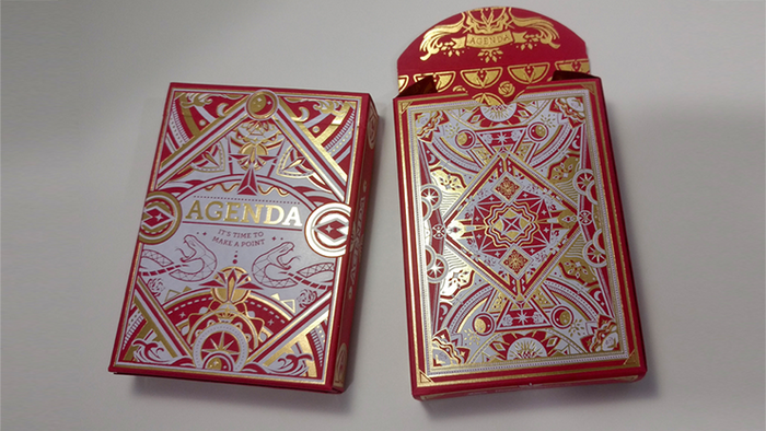 PlayingCardDecks.com-Agenda Premium Red Playing Cards