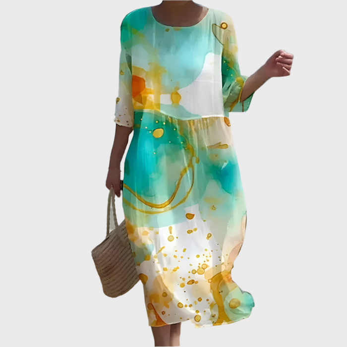Airy Dress with Coverage