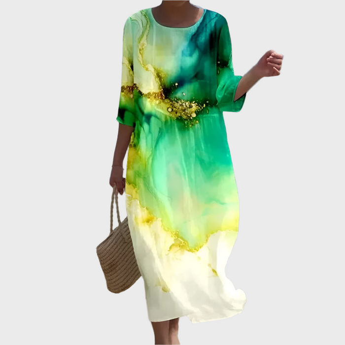Airy Dress with Coverage