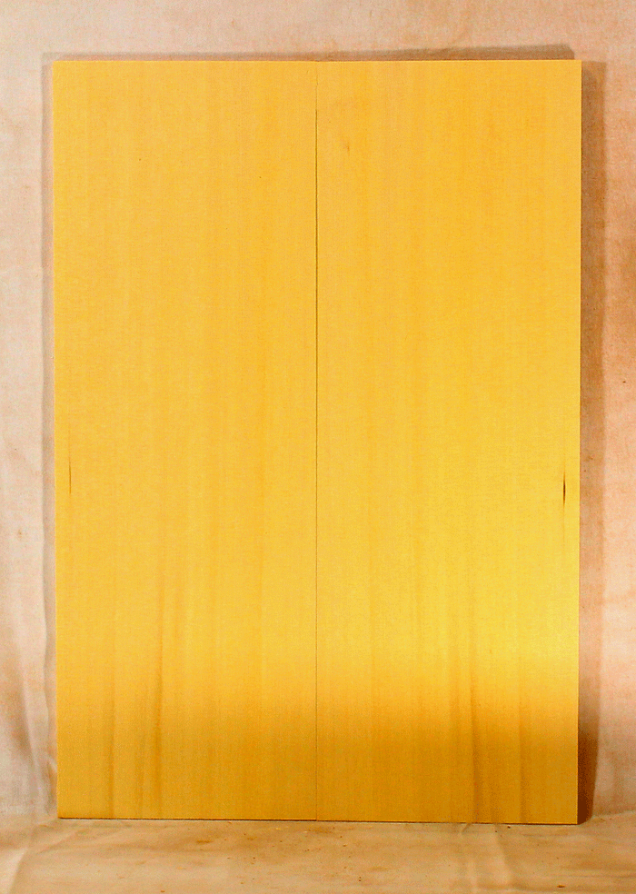 Alaskan Yellow Cedar Ukulele Soundboard, Salvaged Old Growth, Rich and Full Tone, Baritone Size (DZ84)