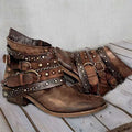 Anaïs | Women's Western Studded Ankle Boots