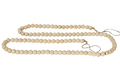 Angel Wooden Bead String Garland- Natural