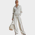 Athleisure Zip‑Neck Lounge Set