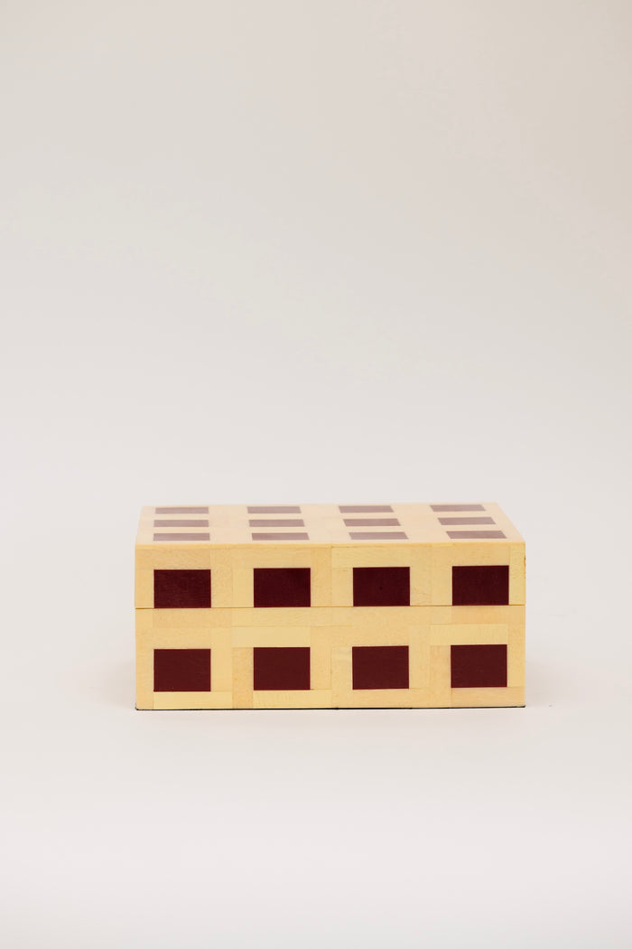 Axel Grid Patterned Box - 2 Sizes