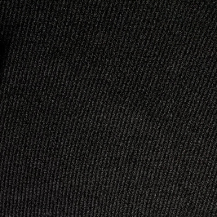 Bamboo Cotton Stretch Brushed Sweatshirt Fleece - Black