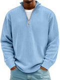 Barrett | Men's Ribbed Half-Zip Sweater