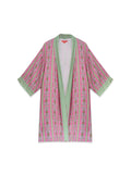 Bathrobe - Cabana Stripe Pink