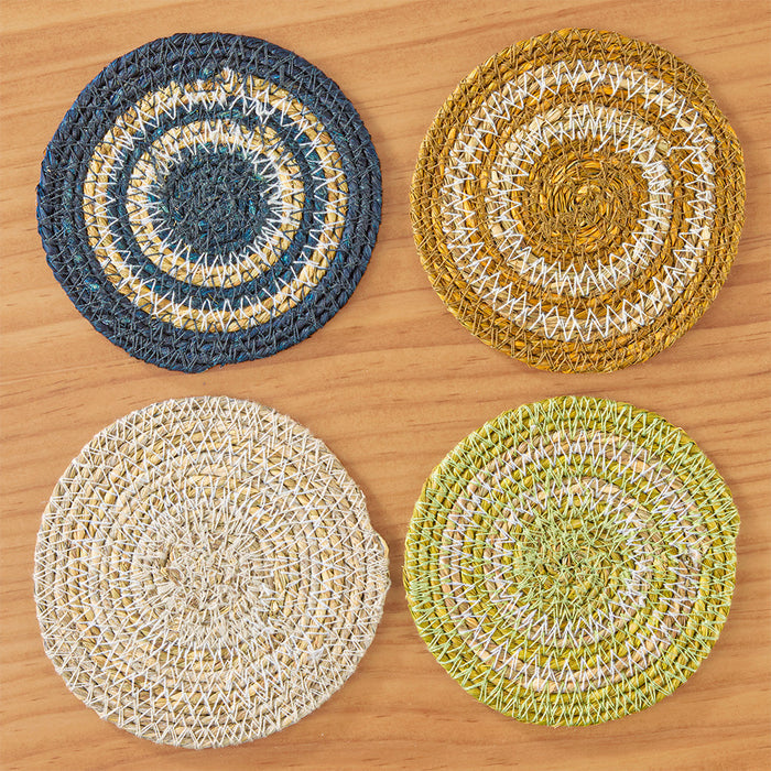 Be Home Hydra Woven Seagrass Coaster Set