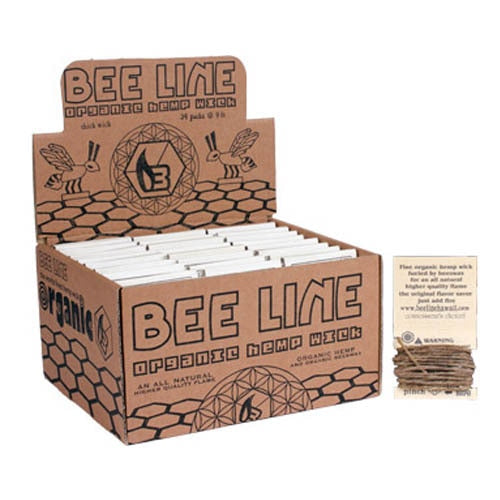 Bee Line Organic Hemp Wick Display