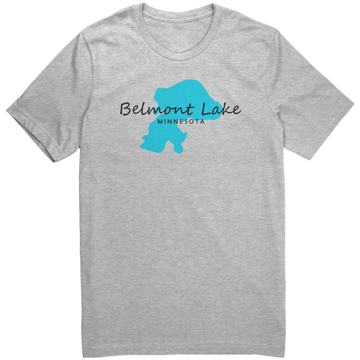 Belmont Lake Map Unisex Tee BLK Art