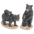 Black Bear Family - Set of 2 - 3" Figurines - NEW