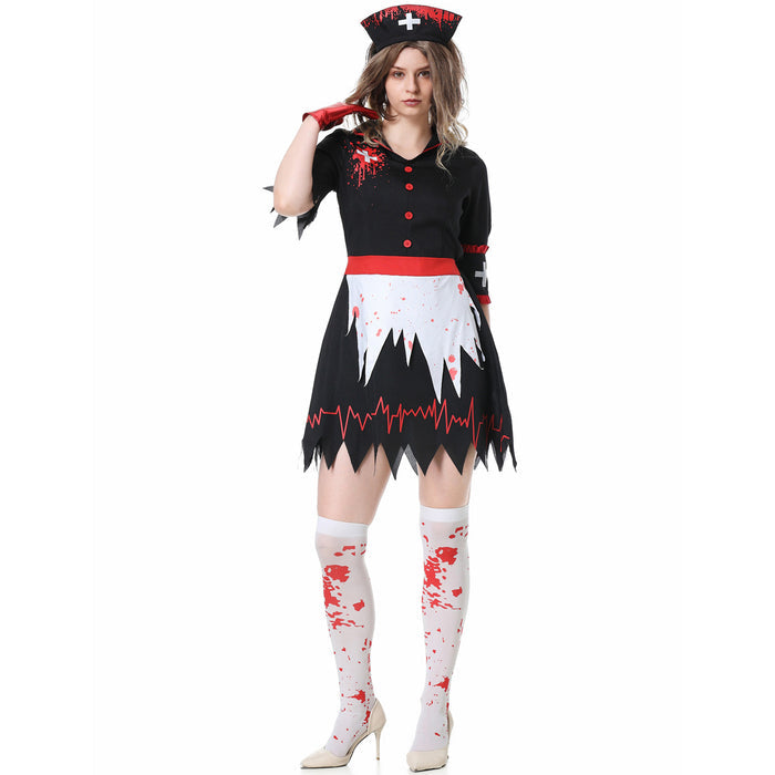 Bloodstained Halloween Nurse Costume
