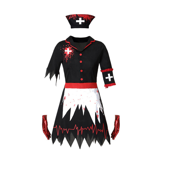 Bloodstained Halloween Nurse Costume