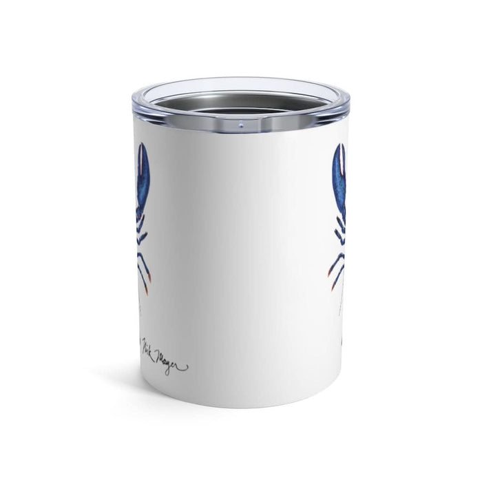 Blue Lobster 3, 10 oz Steel Tumbler Printify