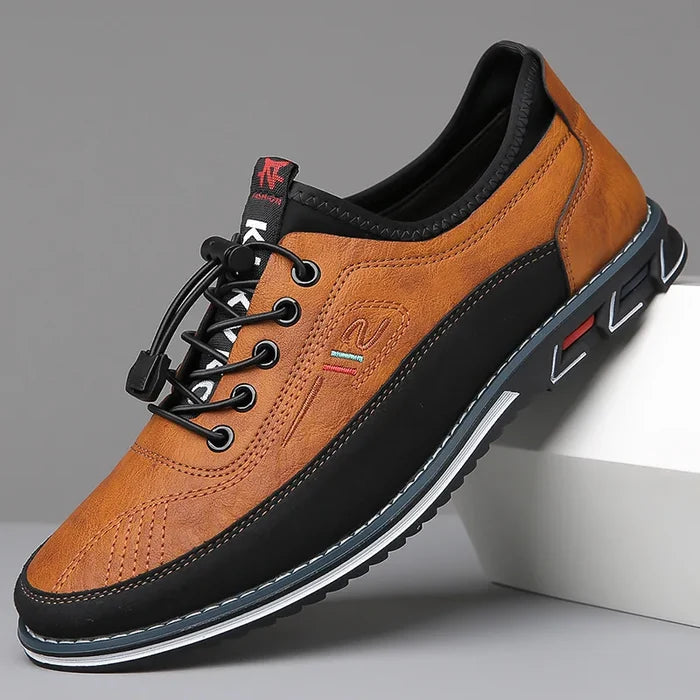 Bryan | men's Tan & Black Leather Boot