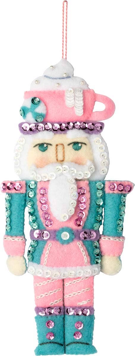 Bucilla Nutcracker Sweet Felt Ornaments Set of 6