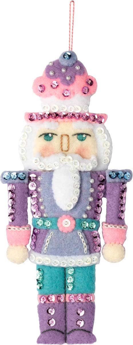 Bucilla Nutcracker Sweet Felt Ornaments Set of 6