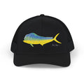 Bull Mahi Embroidered Snapback Trucker Hat Printify