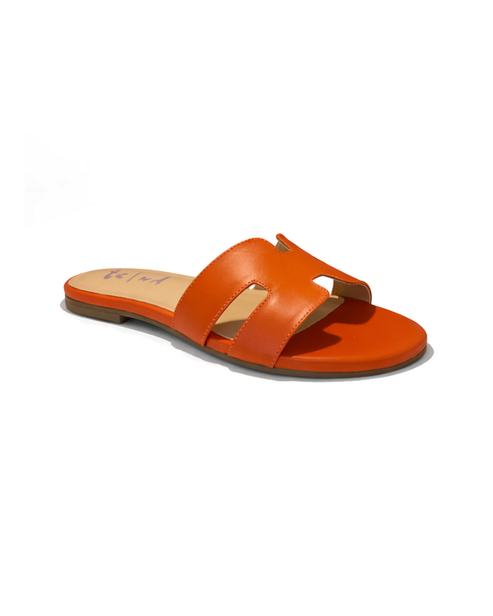Capri Orange Leather