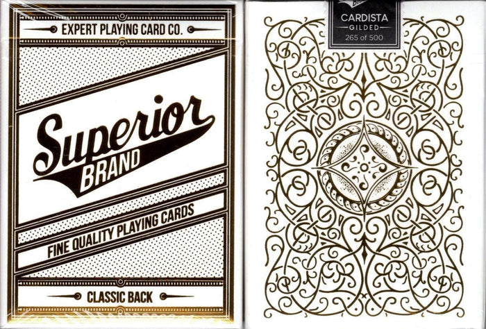 PlayingCardDecks.com-Cardista Superior Brand Gilded Playing EPCC: Gold