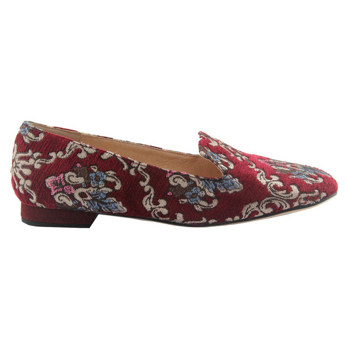 Celeste Red Jacquard