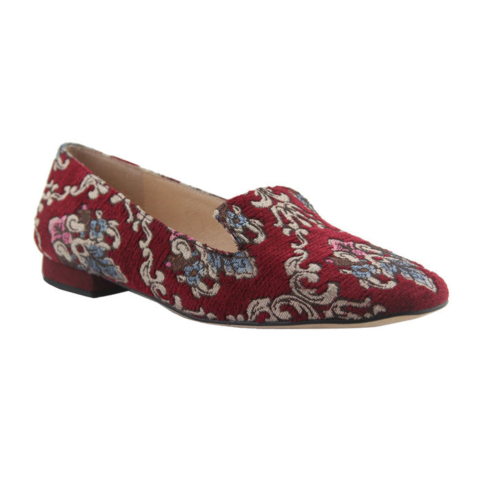 Celeste Red Jacquard