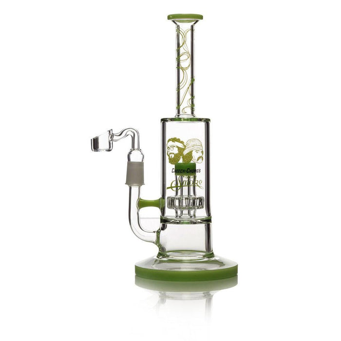 Cheech and Chong water pipe Great dane milky green