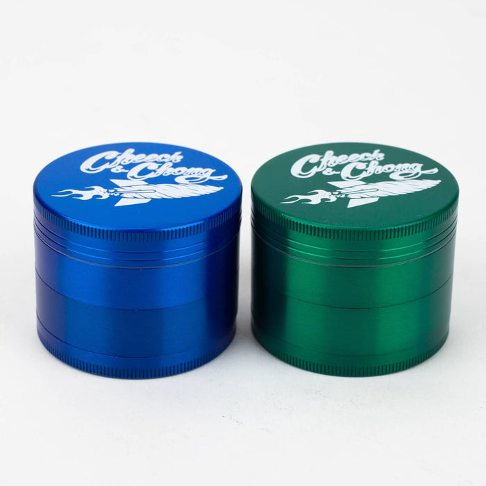 Cheech and Chong 4 Parts Metal Grinder duo up in somke