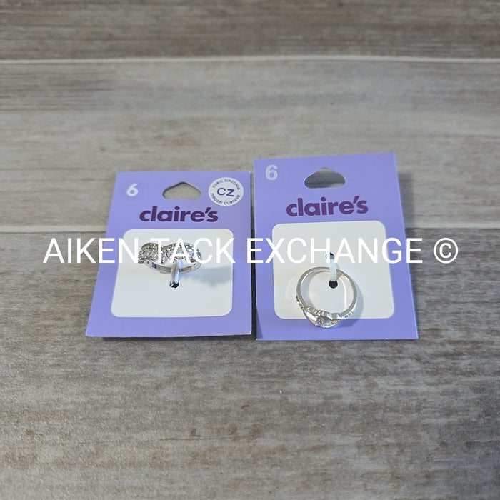 Claire's Rings (2) - Size 6