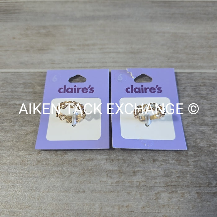 Claire's Rings (2) - Size 6