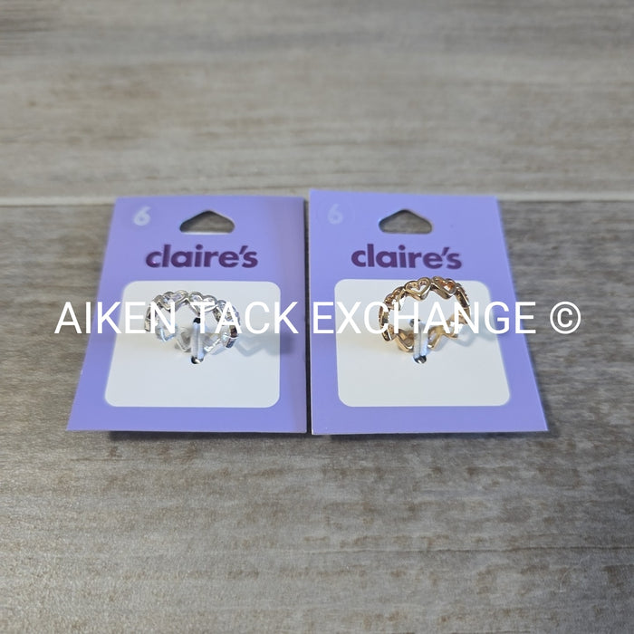 Claire's Rings (2) - Size 6