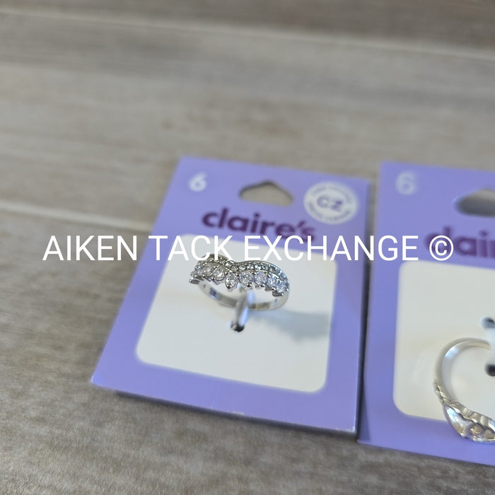 Claire's Rings (2) - Size 6