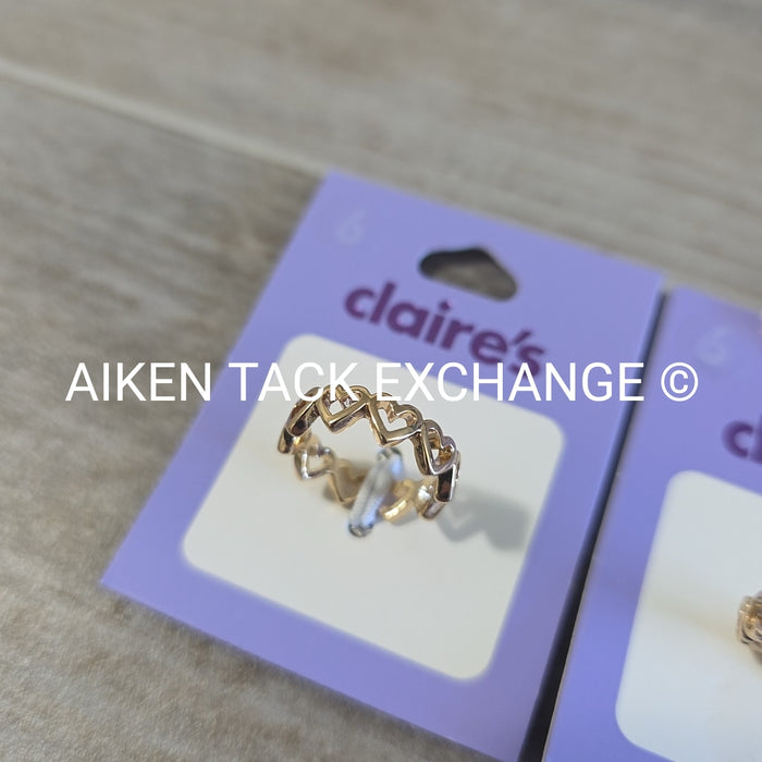 Claire's Rings (2) - Size 6