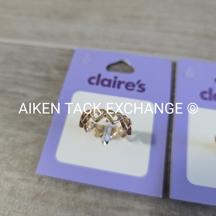 Claire's Rings (2) - Size 6