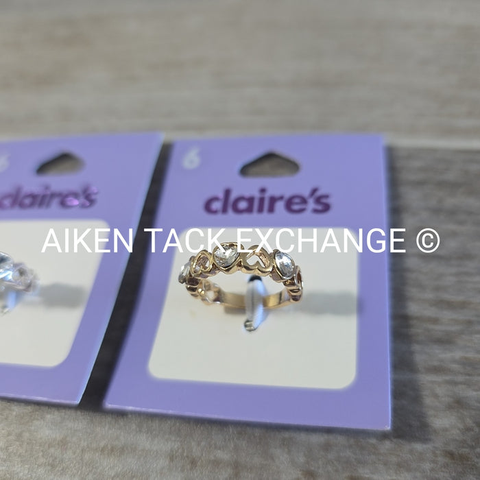 Claire's Rings (2) - Size 6